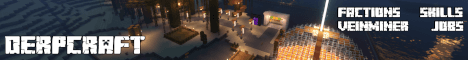 Derpcraft banner Derpcraft Minecraft server banner