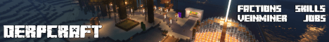 Derpcraft banner Derpcraft Minecraft server banner