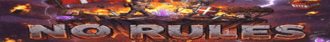 No Rules PvP banner No Rules PvP Minecraft server banner