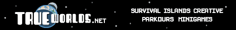 True Worlds banner True Worlds Minecraft server banner