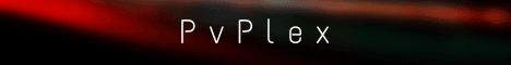 PvPlex banner PvPlex Minecraft server banner
