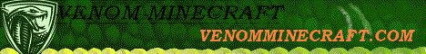 Venom Minecraft banner Venom Minecraft Minecraft server banner