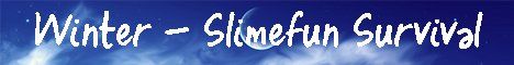 Winter.tf Slimefun SMP banner Winter.tf Slimefun SMP Minecraft server banner