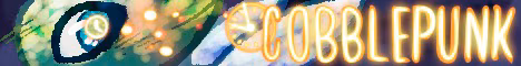 CobblePunk banner CobblePunk Minecraft server banner