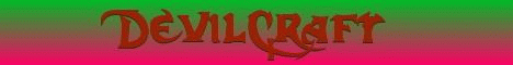 DevilCraft banner DevilCraft Minecraft server banner