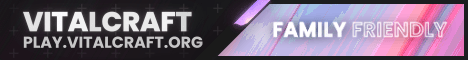 VitalCraft banner VitalCraft Minecraft server banner