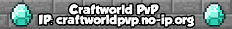 Craftworld banner Craftworld Minecraft server banner