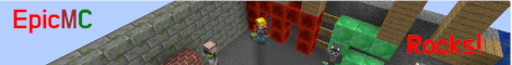 EpicMC Rocks banner EpicMC Rocks Minecraft server banner