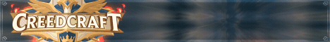 CreedCraft banner CreedCraft Minecraft server banner