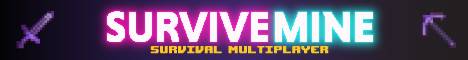 SurviveMine banner SurviveMine Minecraft server banner