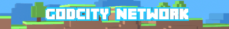GodCity banner GodCity Minecraft server banner