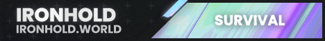 Ironhold banner Ironhold Minecraft server banner