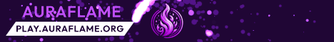 AuraFlame banner AuraFlame Minecraft server banner