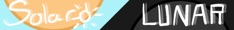 Solar and Lunar SMP banner Solar and Lunar SMP Minecraft server banner