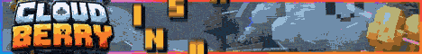 CloudBerry banner CloudBerry Minecraft server banner