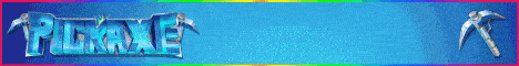 Pickaxe banner Pickaxe Minecraft server banner
