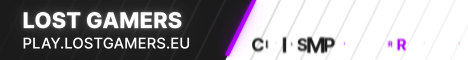LostGamers banner LostGamers Minecraft server banner