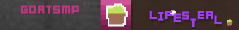 GoatSMP banner GoatSMP Minecraft server banner