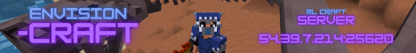 Envision-Craft banner Envision-Craft Minecraft server banner