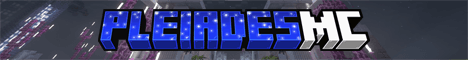 PleiadesMC banner PleiadesMC Minecraft server banner