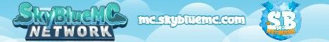 SkyBlueMC banner SkyBlueMC Minecraft server banner