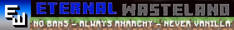 Eternal Wasteland banner Eternal Wasteland Minecraft server banner