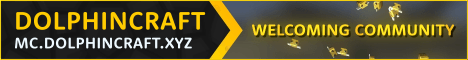 DolphinCraft banner DolphinCraft Minecraft server banner
