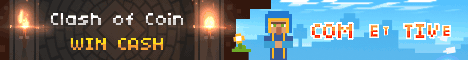 Clash of Coin banner Clash of Coin Minecraft server banner
