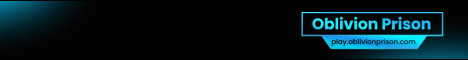 Oblivion Prison banner Oblivion Prison Minecraft server banner