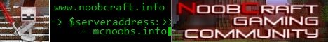 Noobcraft Community banner Noobcraft Community Minecraft server banner