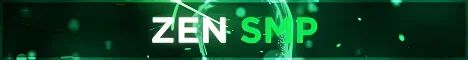 ZEN SMP banner ZEN SMP Minecraft server banner