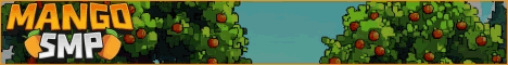 MangoSMP banner MangoSMP Minecraft server banner