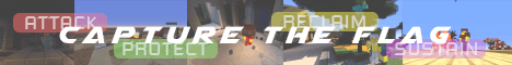 Minecraft Capture the Flag banner Minecraft Capture the Flag Minecraft server banner