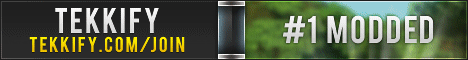 Tekkify banner Tekkify Minecraft server banner
