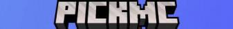 Pickmc banner Pickmc Minecraft server banner