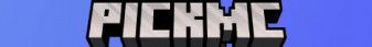 Pickmc banner Pickmc Minecraft server banner