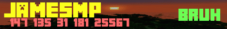 JameSMP banner JameSMP Minecraft server banner