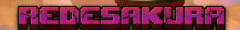 Rede Sakura banner Rede Sakura Minecraft server banner