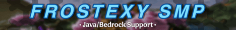 Frostexy SMP banner Frostexy SMP Minecraft server banner