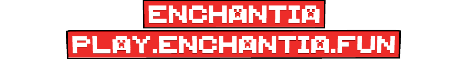 Enchantia one block banner Enchantia one block Minecraft server banner