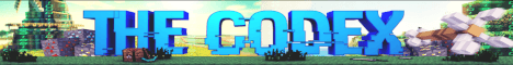 The Codex banner The Codex Minecraft server banner