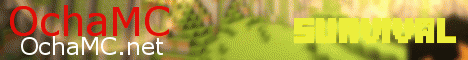 OchaMC banner OchaMC Minecraft server banner