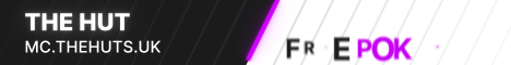 The Hut banner The Hut Minecraft server banner