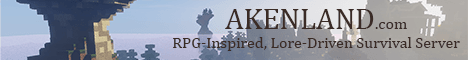 Akenland banner Akenland Minecraft server banner