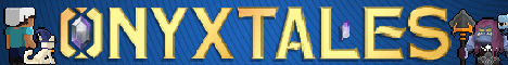 Onyxtales banner Onyxtales Minecraft server banner
