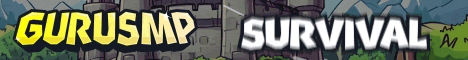 GuruSMP banner GuruSMP Minecraft server banner