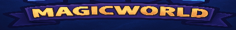 Magicworld banner Magicworld Minecraft server banner