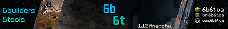 6builders6tools banner 6builders6tools Minecraft server banner