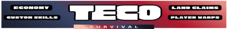 TECO banner TECO Minecraft server banner