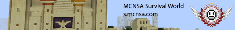 MCNSA Vanilla banner MCNSA Vanilla Minecraft server banner